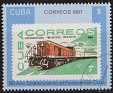 Cuba - 1986 - Locomotives - 5 C - Multicolor - Cuba, Train - Scott 2988 - Seal Locomotive BB-69000 France 1965 - 0